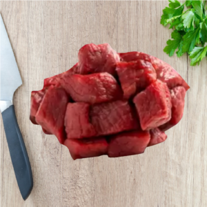 Cubes à brochette d'agneau