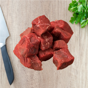 Cubes maigres d'agneau