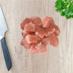 Cubes maigres de porc