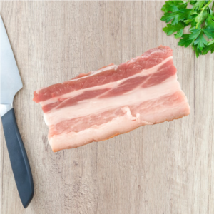 Lard entrelardé salé