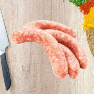 Saucisses de poulet Vin blanc Échalote